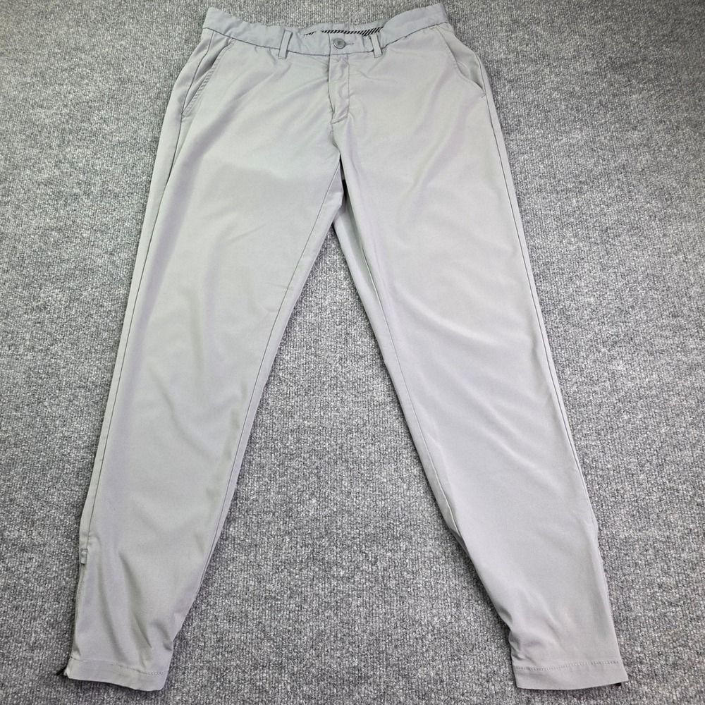 Primo Golf Joggers Mens 34 Regular Gray Performance Stretch‎ Ankle Zip